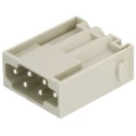 HARTING Heavy Duty Power Connector Module, 16A, HAN Modular Series Male, 6 Contacts 09140062633