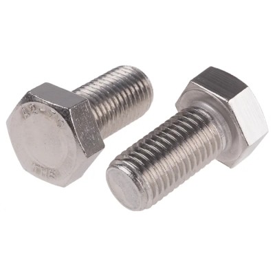 RS PRO Stainless Steel Hex Bolt M20 x 40 mm DIN 933 276-702
