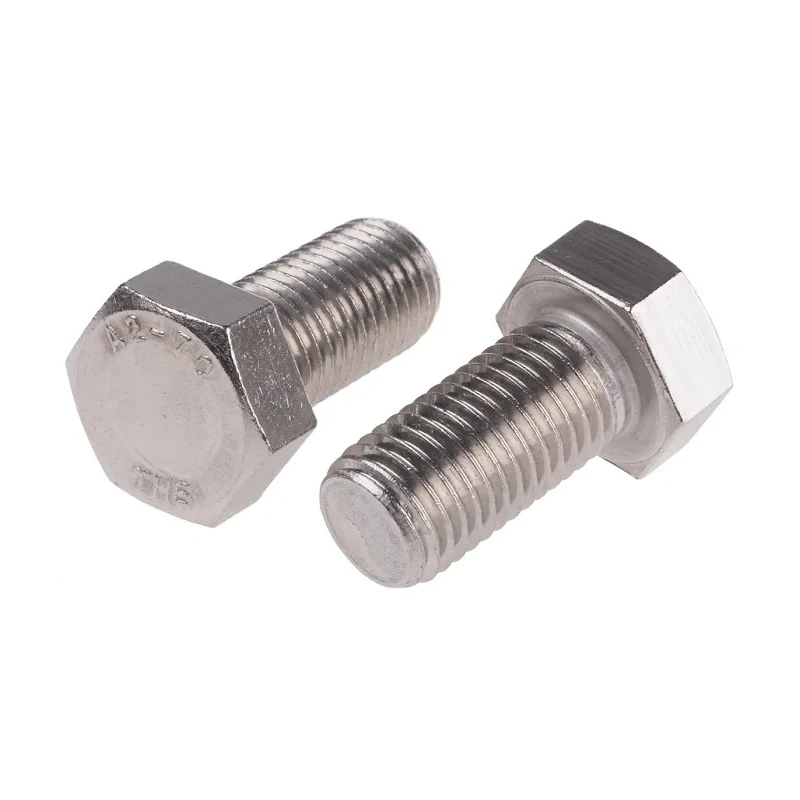 RS PRO Stainless Steel Hex Bolt M20 x 40 mm DIN 933 276-702
