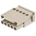 HARTING Heavy Duty Power Connector Module 16A 400V HAN Modular Series Female 5 Contacts 09140052701