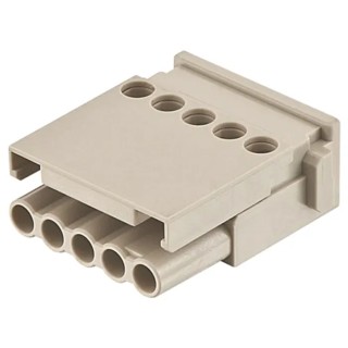 HARTING Heavy Duty Power Connector Module 16A 400V HAN Modular Series Female 5 Contacts 09140052701