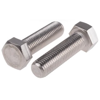 RS PRO Plain Stainless Steel Hex Bolt M20 x 70 mm 276-730
