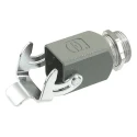 HARTING Han A Range Heavy Duty Power Connector Housing Size 3A, Die Cast Zinc Body, IP44, Screw Mount, Single 19200031150