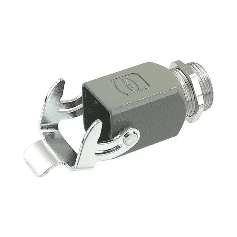 HARTING Han A Range Heavy Duty Power Connector Housing Size 3A, Die Cast Zinc Body, IP44, Screw Mount, Single 19200031150