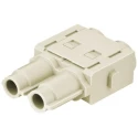 HARTING Heavy Duty Power Connector Module Han-Modular Series Female 2 Contacts 70A 1kV 09140023141