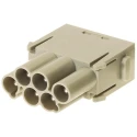 HARTING Heavy Duty Power Connector Module 16A Han-Modular Series Male 6 Contacts 09140063041