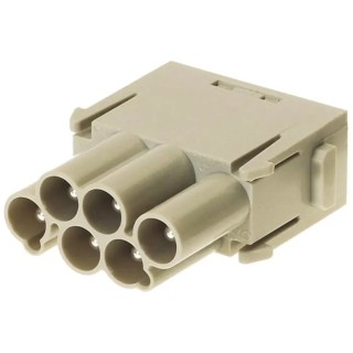 HARTING Heavy Duty Power Connector Module 16A Han-Modular Series Male 6 Contacts 09140063041