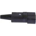 Schurter C14 Straight Cable IEC Connector 250V 10A Screw Terminals Rewireable 4732.0000