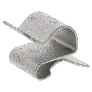 RS PRO Girder Cable Clip Stainless Steel Passivated Zinc Plated, 8-9 mm Cable Diameter, 2-4 mm Flange Thickness 277-014
