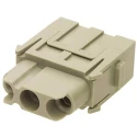 HARTING Heavy Duty Power Connector Module, 40A, 690V, Han-Modular Series Female, 3 Contacts 09140032702