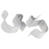 RS PRO Girder Cable Clip Stainless Steel 20-24mm Cable Diameter, 4-7mm Flange Thickness 277-121