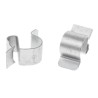 RS PRO Girder Cable Clip Stainless Steel Passivated Zinc Plated 15-19 mm Cable Diameter 4 mm Flange Thickness 277-115