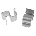 RS PRO Girder Cable Clip Stainless Steel Passivated Zinc Plated 10-11mm Cable Diameter 8mm Max Flange Thickness 277-165