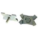 RS PRO Girder Suspension Clip & Hanger Steel, 25 mm Flange Thickness, 22 kg Max Load 277-547