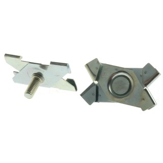 RS PRO Girder Suspension Clip & Hanger Steel, 25 mm Flange Thickness, 22 kg Max Load 277-547