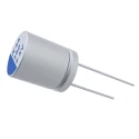 KEMET 1 mF Through Hole Polymer Capacitor 10V dc Electrolytic Solid Polymer A755MS108M1AAAE013
