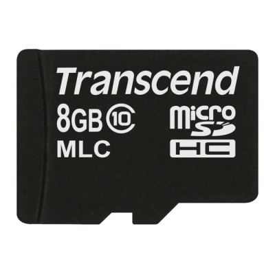 Transcend Industrial Grade 8 GB MicroSDHC microSD Card Class 10 TS8GUSDC10M