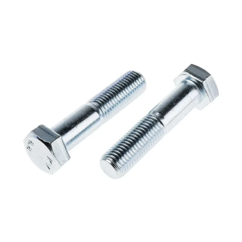 RS PRO Bright Zinc Plated Steel Hex Bolt M20 x 90 mm Grade 8.8 DIN 931 277-553