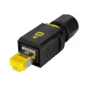 HARTING PushPull V4 Series RJ45 Connector Male Cable Cat6 360° Shielded Straight 8 Port 1 Way RJ45