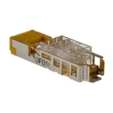 HARTING PushPull V4 Series RJ45 Connector Male Cable Cat6 360° Shielded Straight 8 Port 1 Way RJ45