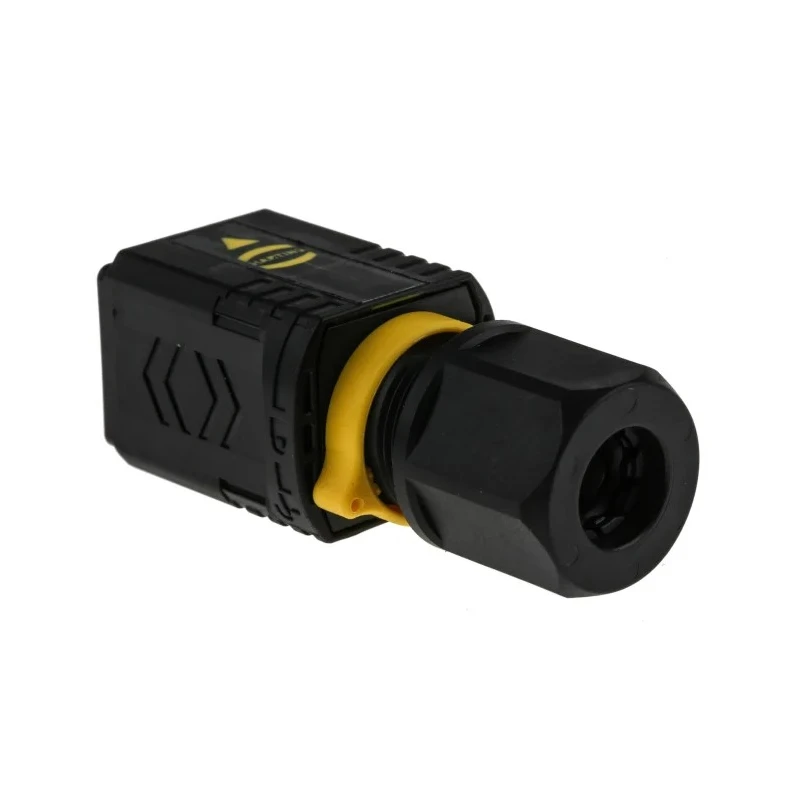 HARTING PushPull V4 Series RJ45 Connector Male Cable Cat6 360° Shielded Straight 8 Port 1 Way RJ45
