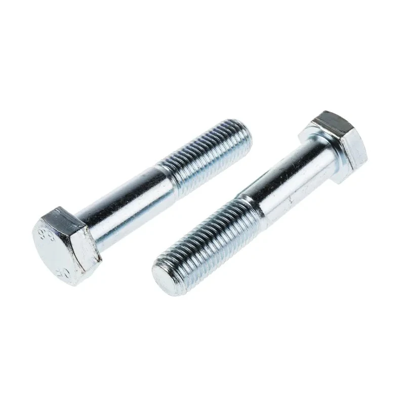 RS PRO Bright Zinc Plated Steel Hex Bolt M20 x 100 mm 304 Grade DIN 931 277-569