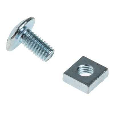 RS PRO Bright Zinc Steel Roofing Bolt M6 Thread Size with Phillips Drive, Grade 4.8, 12mm Length 277-604