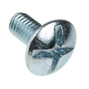 RS PRO Bright Zinc Steel Roofing Bolt M6 Thread Size with Phillips Drive, Grade 4.8, 12mm Length 277-604