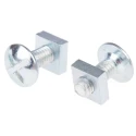RS PRO Bright Zinc Plated Steel Roofing Bolt M6 x 16 mm Grade 4.8 Phillips Drive 277-610