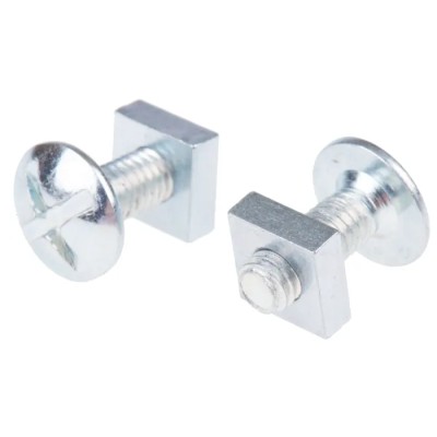 RS PRO Bright Zinc Plated Steel Roofing Bolt M6 x 16 mm Grade 4.8 Phillips Drive 277-610