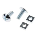 RS PRO Bright Zinc Steel M8 Phillips Drive Roofing Bolt 20mm Length 4.8 Grade 277-698