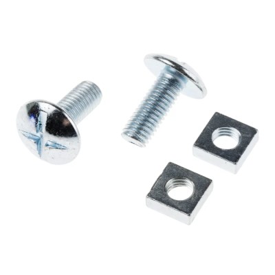 RS PRO Bright Zinc Steel M8 Phillips Drive Roofing Bolt 20mm Length 4.8 Grade 277-698