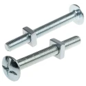 RS PRO Bright Zinc Steel Roofing Bolt M8 x 70 mm Grade 4.8 Phillips Drive 277-749
