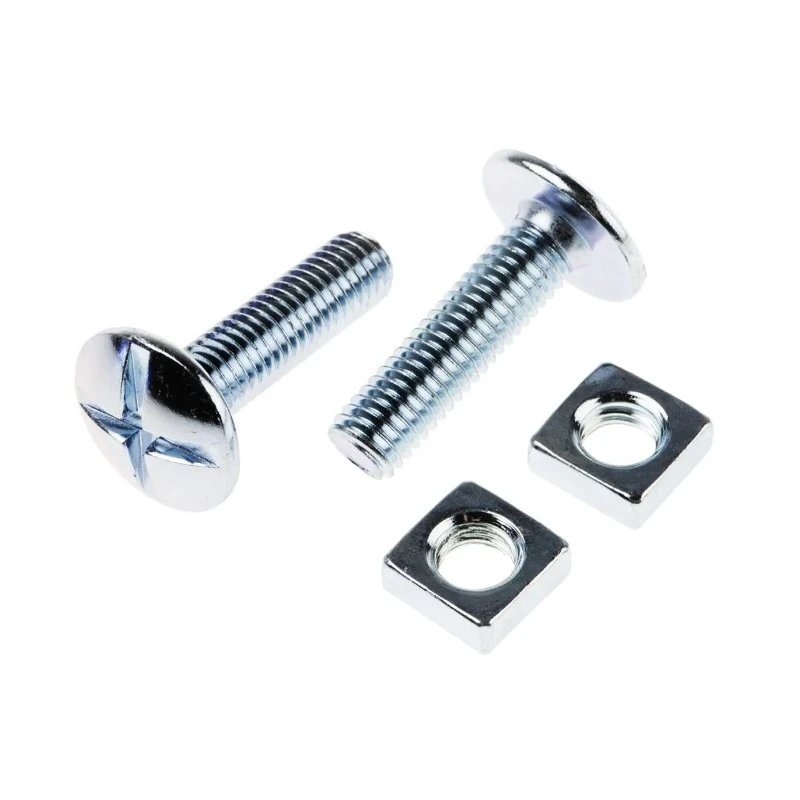 RS PRO Bright Zinc Steel Roofing Bolt M8 x 30 mm Grade 4.8 Phillips Drive 277-705