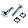 RS PRO Bright Zinc Steel Roofing Bolt M8 x 30 mm Grade 4.8 Phillips Drive 277-705