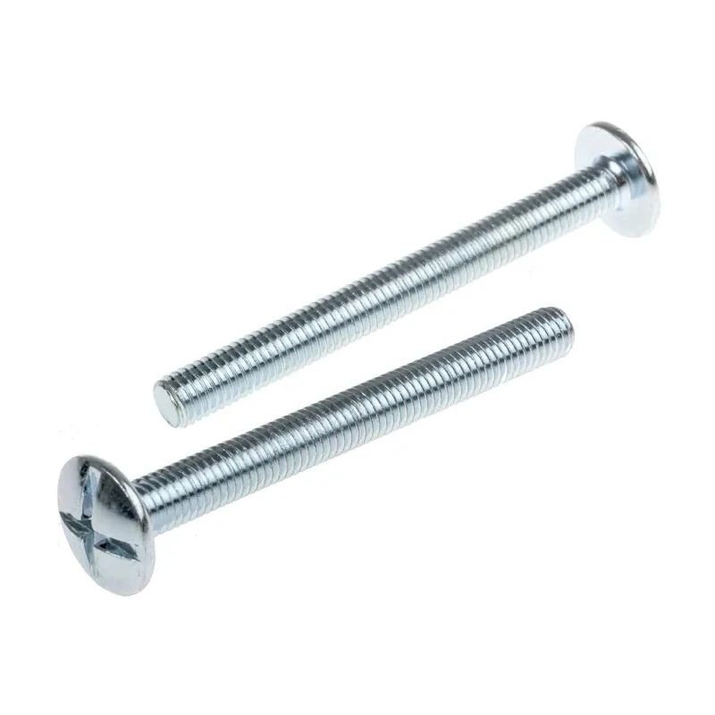 RS PRO Bright Zinc Steel Roofing Bolt M8 x 80 mm Grade 4.8 Phillips Drive 277-755