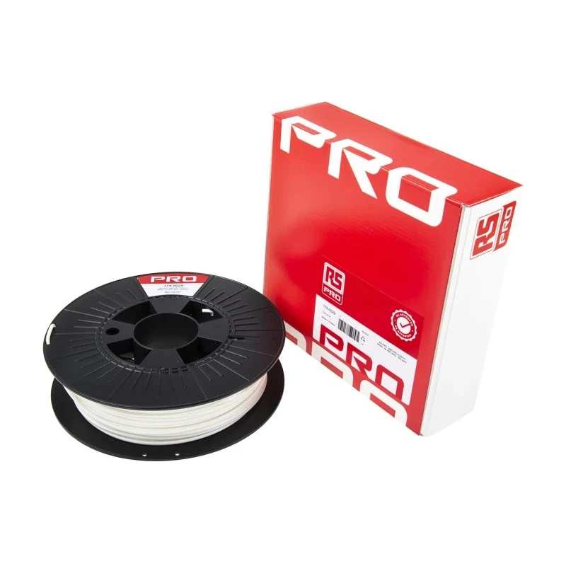 RS PRO 2.85 mm White ABS-X 3D Printer Filament, 500 g 174-0029
