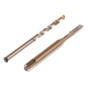 Dormer Tap & Drill Set, M5 Thread, Machine Tap, High Speed Steel Tin Coated, Spiral Point L001EP00M5XA002