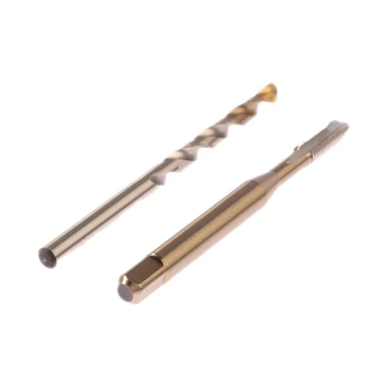Dormer Tap & Drill Set, M5 Thread, Machine Tap, High Speed Steel Tin Coated, Spiral Point L001EP00M5XA002