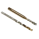Dormer Tap & Drill Set, M5 Thread, Machine Tap, High Speed Steel Tin Coated L001EX00M5XA002