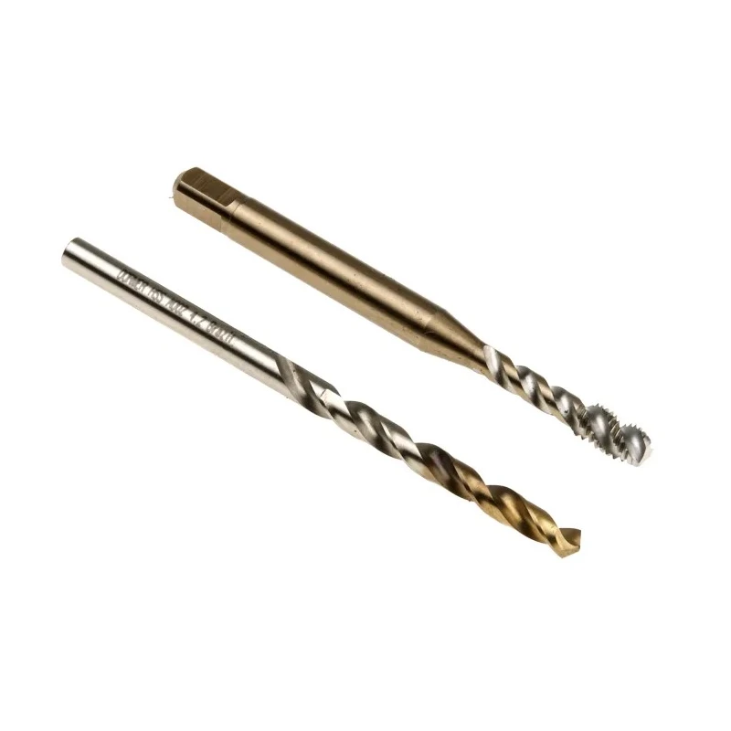 Dormer Tap & Drill Set, M5 Thread, Machine Tap, High Speed Steel Tin Coated L001EX00M5XA002