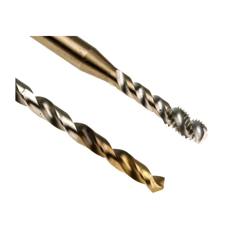 Dormer Tap & Drill Set, M5 Thread, Machine Tap, High Speed Steel Tin Coated L001EX00M5XA002