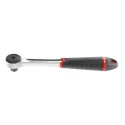 RS PRO 3/8 in Ratchet with Bi-Material Elastomer Handle, Satin Chrome Finish, Chrome Vanadium Steel, 201mm Overall J.161B