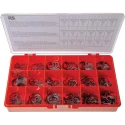 RS PRO Stainless Steel Circlip Kit 450 Pieces Shaft Diameter 2.25 mm to 25 mm Model 278-376