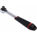 RS PRO 3/8 in Ratchet with Bi-Material Elastomer Handle, Satin Chrome Finish, Chrome Vanadium Steel, 201mm Overall J.161B