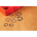 RS PRO Stainless Steel Circlip Kit 450 Pieces Shaft Diameter 2.25 mm to 25 mm Model 278-376