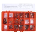 RS PRO Stainless Steel Circlip Kit 890 Piece, Shaft Diameter 2.25-16 mm, Maximum Shaft Diameter 8mm, Model 278-360