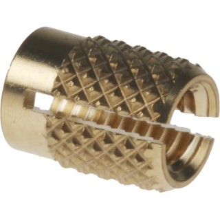 RS PRO Brass Flush Threaded Insert M4 Diameter 5.6 mm Depth 7.95 mm 278-556