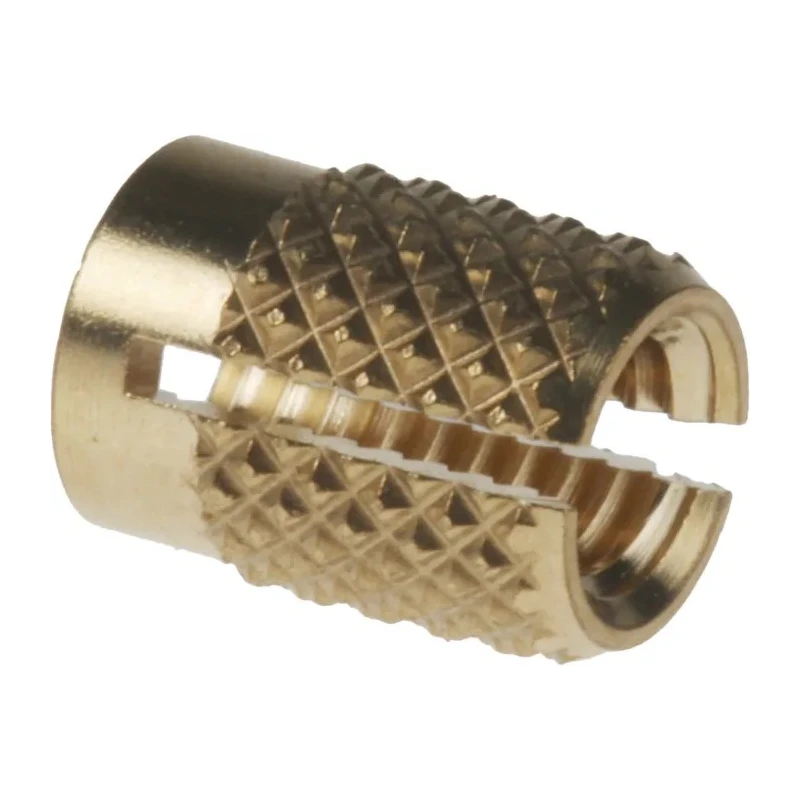 RS PRO Brass Flush Threaded Insert M4 Diameter 5.6 mm Depth 7.95 mm 278-556