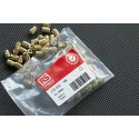 RS PRO Brass Flush Threaded Insert M4 Diameter 5.6 mm Depth 7.95 mm 278-556